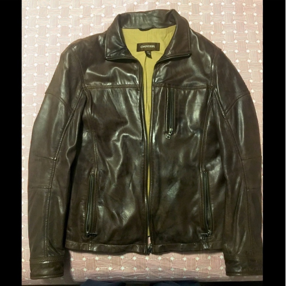 Danier Brown Leather Jacket